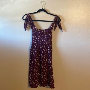 Multi-way Straps Floral Dress